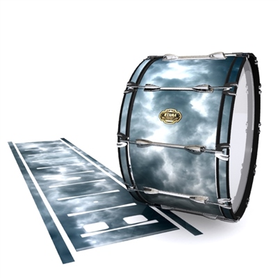 Tama Marching Bass Drum Slip - Grey Smokey Clouds (Themed)