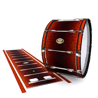 Tama Marching Bass Drum Slip - Hot Lava (Orange)