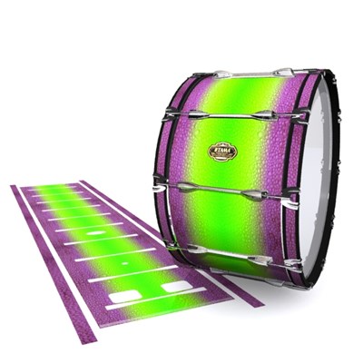 Tama Marching Bass Drum Slip - Joker Drop Fade (Purple) (Green)