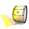 Tama Marching Bass Drum Slip - Maple Woodgrain Yellow Fade (Yellow)