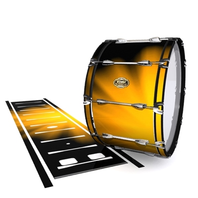 Tama Marching Bass Drum Slip - Orange Light Rays (Themed)