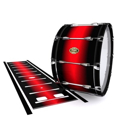Tama Marching Bass Drum Slip - Red Line Red (Red)