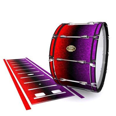 Tama Marching Bass Drum Slip - Rosso Galaxy Fade (Red) (Purple)