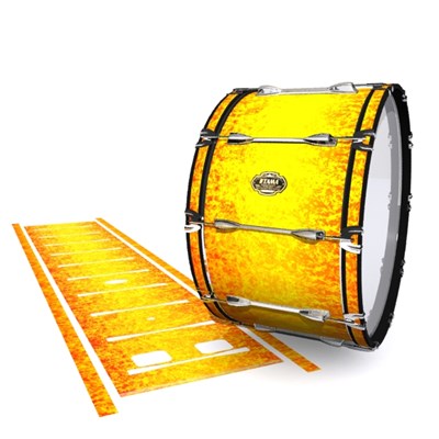 Tama Marching Bass Drum Slip - Sunleaf (Orange) (Yellow)