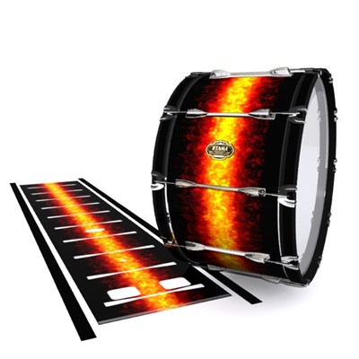 Tama Marching Bass Drum Slip - Sunrock (Orange)