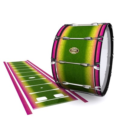 Tama Marching Bass Drum Slip - Tropical Hybrid (Green) (Yellow)