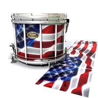 Tama Marching Snare Drum Slip - Stylized American Flag