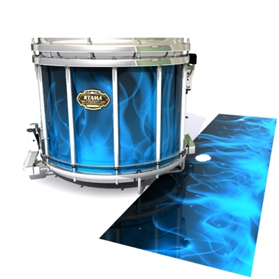 Tama Marching Snare Drum Slip - Blue Flames (Themed)
