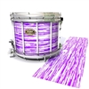Tama Marching Snare Drum Slip - Chaos Brush Strokes Purple and White (Purple)