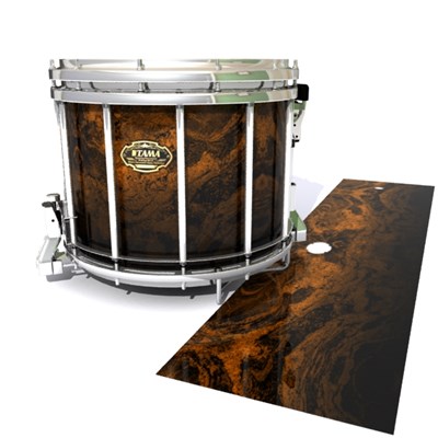 Tama Marching Snare Drum Slip - Earth GEO Marble Fade (Neutral)