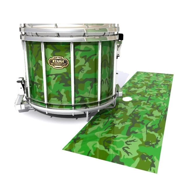 Tama Marching Snare Drum Slip - Forest Traditional Camouflage (Green)