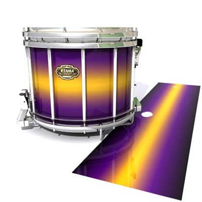 Tama Marching Snare Drum Slip - Light Barrier Fade (Purple) (Yellow)