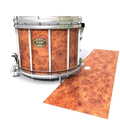 Tama Marching Snare Drum Slip - Macro Ormosia Burl (Neutral)