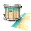 Tama Marching Snare Drum Slip - Maple Woodgrain Teal Fade (Blue) (Green)