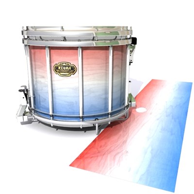 Tama Marching Snare Drum Slip - Patriotic Maple Fade (Red) (Blue)