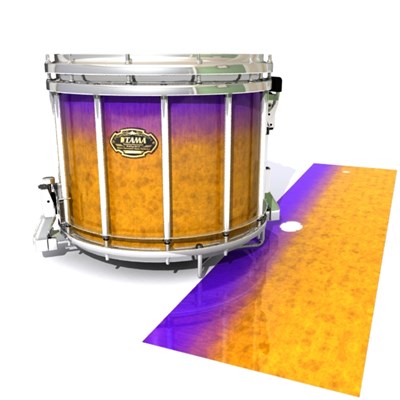 Tama Marching Snare Drum Slip - Purple Canyon Rain (Orange) (Purple)