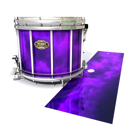 Tama Marching Snare Drum Slip - Purple Smokey Clouds (Themed)