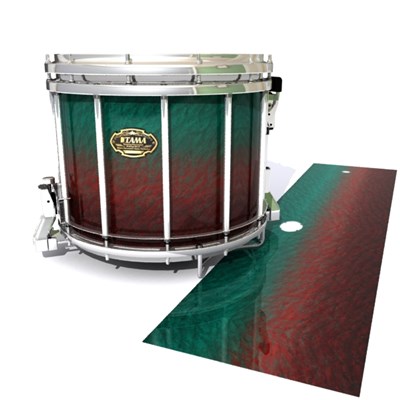 Tama Marching Snare Drum Slip - Red River Fade (Red) (Aqua)