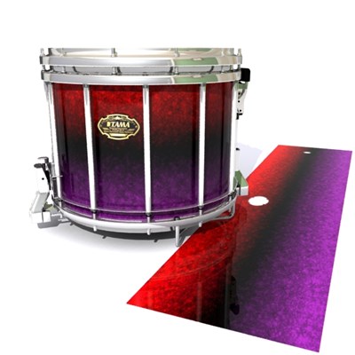 Tama Marching Snare Drum Slip - Rosso Galaxy Fade (Red) (Purple)