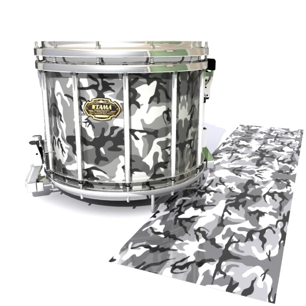 Tama Marching Snare Drum Slip - Siberian Traditional Camouflage (Neutral)
