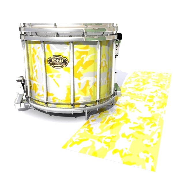 Tama Marching Snare Drum Slip - Solar Blizzard Traditional Camouflage (Yellow)