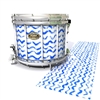 Tama Marching Snare Drum Slip - Wave Brush Strokes Blue and White (Blue)