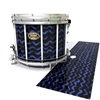 Tama Marching Snare Drum Slip - Wave Brush Strokes Navy Blue and Black (Blue)