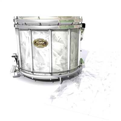 Tama Marching Snare Drum Slip - White Cosmic Glass (Neutral)