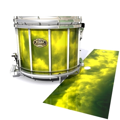 Tama Marching Snare Drum Slip - Yellow Smokey Clouds (Themed)