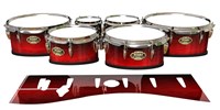 Tama Marching Tenor Drum Slips - Active Red (Red)