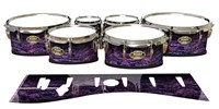 Tama Marching Tenor Drum Slips - Alien Purple Grain (Purple)