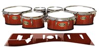 Tama Marching Tenor Drum Slips - Autumn Fade (Orange)