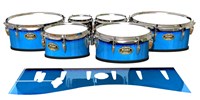 Tama Marching Tenor Drum Slips - Bermuda Blue (Blue)