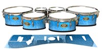 Tama Marching Tenor Drum Slips - Blue Ice (Blue)