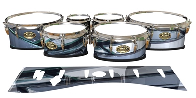 Tama Marching Tenor Drum Slips - Broken Glass (Themed)