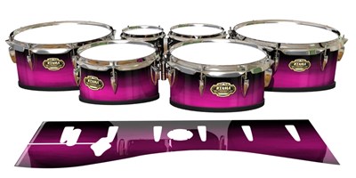 Tama Marching Tenor Drum Slips - Hot Pink Stain Fade (Pink)
