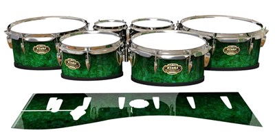 Tama Marching Tenor Drum Slips - Hulk Green (Green)