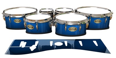 Tama Marching Tenor Drum Slips - Into The Deep (Blue)