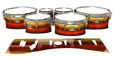 Tama Marching Tenor Drum Slips - Jupiter Storm (Red) (Yellow)