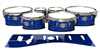 Tama Marching Tenor Drum Slips - Lateral Brush Strokes Blue and Black (Blue)