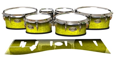 Tama Marching Tenor Drum Slips - Lemon Gold (Yellow)