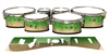 Tama Marching Tenor Drum Slips - Maple Woodgrain Green Fade (Green)