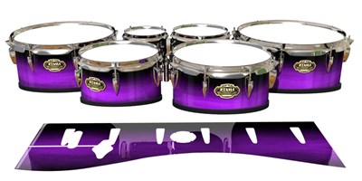 Tama Marching Tenor Drum Slips - Plasma Stain Fade (Purple)