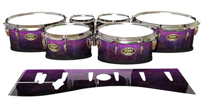 Tama Marching Tenor Drum Slips - Purple Dream Fade (Purple)