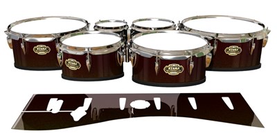 Tama Marching Tenor Drum Slips - Rusted Crew (Neutral)