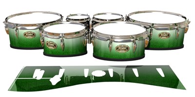 Tama Marching Tenor Drum Slips - Snowy Evergreen (Green)