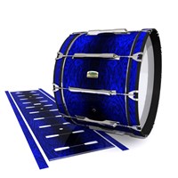 Yamaha 8200 Field Corps Bass Drum Slip - Andromeda Blue Rosewood (Blue)