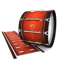 Yamaha 8200 Field Corps Bass Drum Slip - Autumn Fade (Orange)