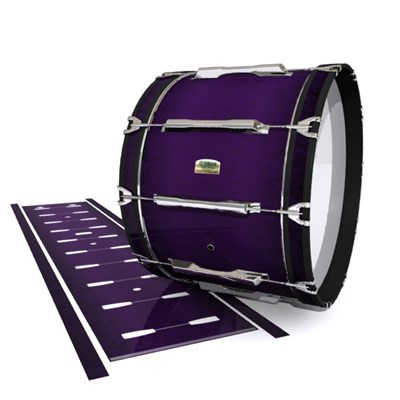 Yamaha 8200 Field Corps Bass Drum Slip - Black Cherry (Purple)