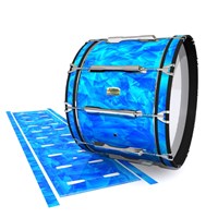 Yamaha 8200 Field Corps Bass Drum Slip - Blue Cosmic Glass (Blue)